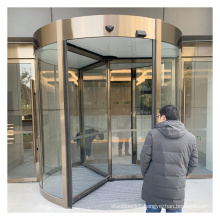 2020 Factory Supply 3 wings Glass Automatic Revolving Door For Office Building